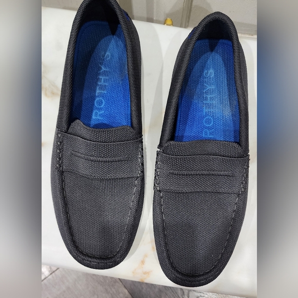 Rothy's The Driving Loafer Graphite Grey Men's Size 7 - Picture 2 of 6